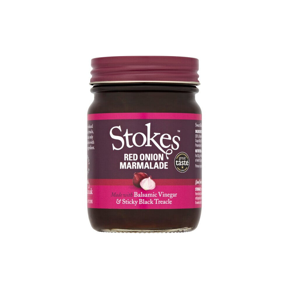 Stokes Sauces Red Onion Marmalade (265g) - Pack of 2