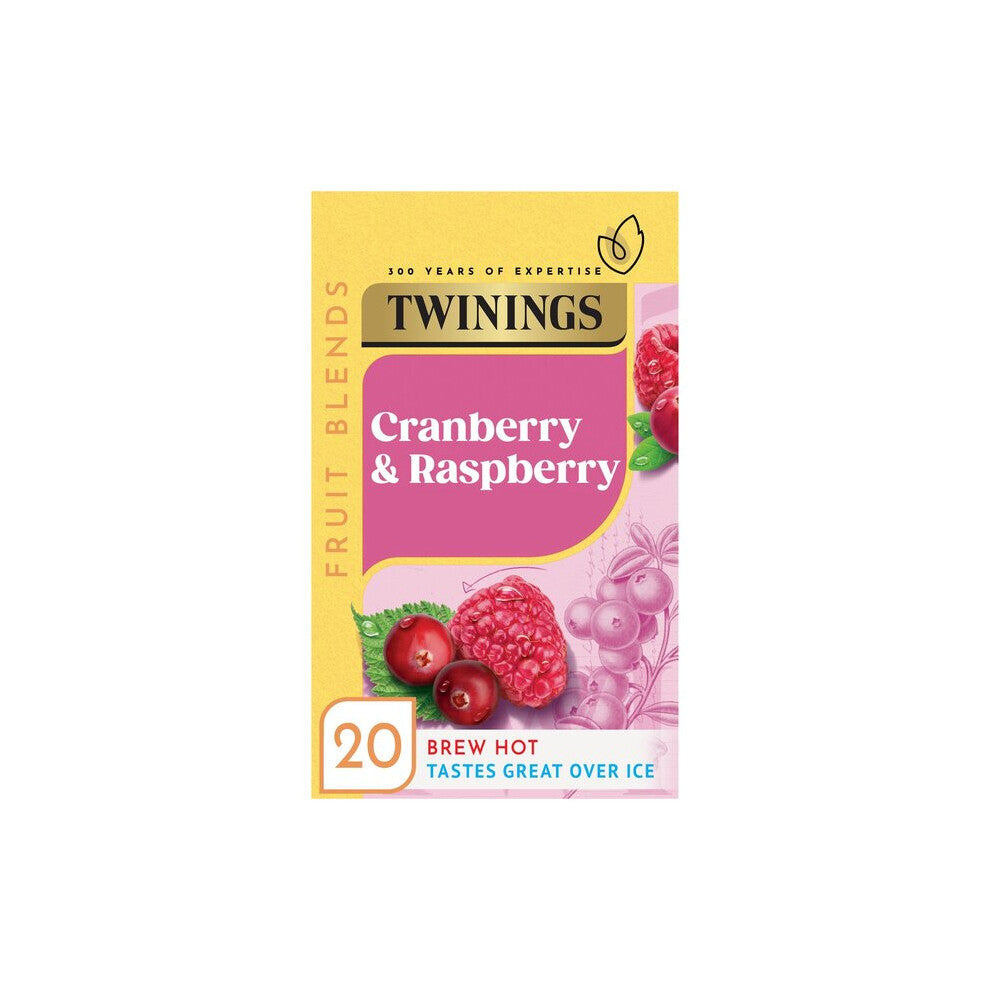 Twinings Cranberry & Raspberry Tea Bags 20 per pack
