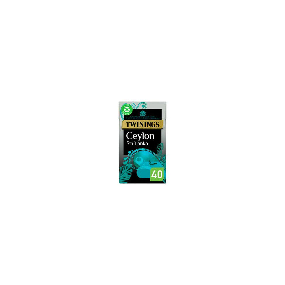 Twinings Ceylon Tea Bags 50 per pack - Pack of 2