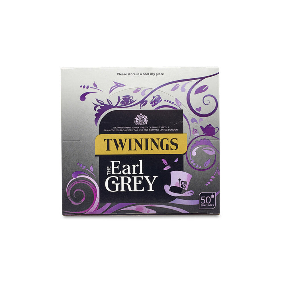 Twinings Earl Grey Tea Bags 50 per pack - Pack of 6