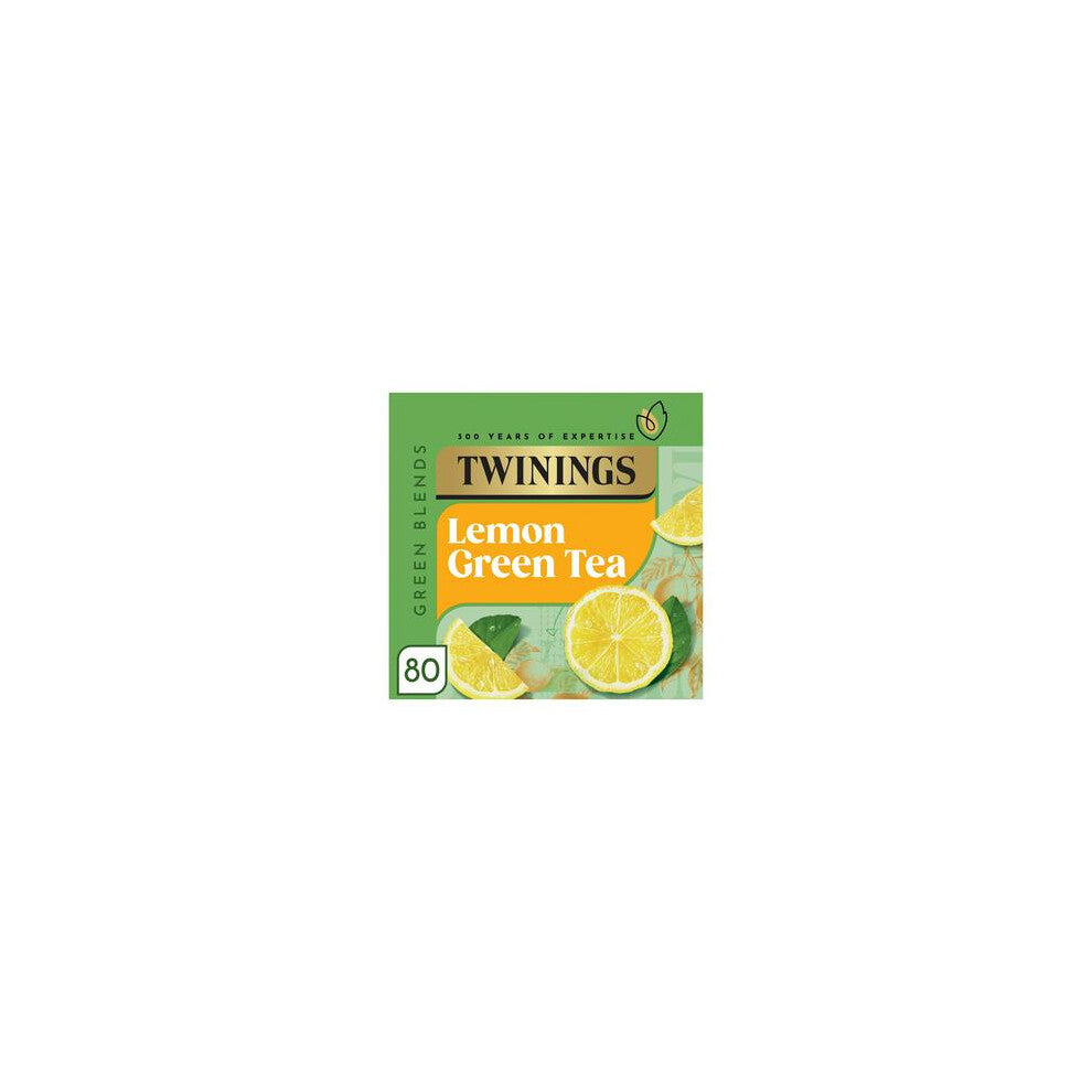 Twinings Green Tea Lemon 80 Tea Bags 160G