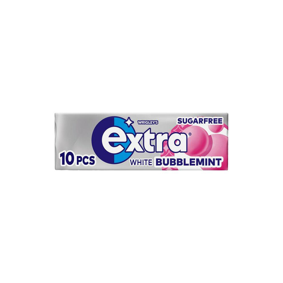 Wrigley's Extra White Bubblemint 10 Pieces 14g Pack of 30