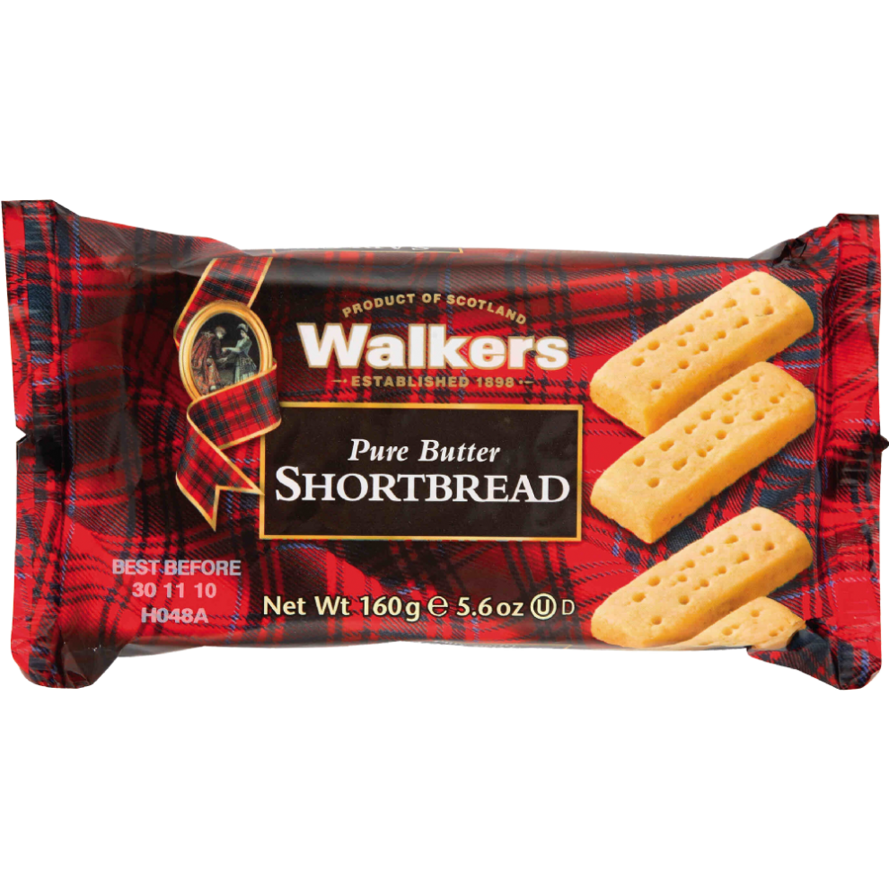 Walkers Shortbread Fingers 160g - (PACK OF 4)