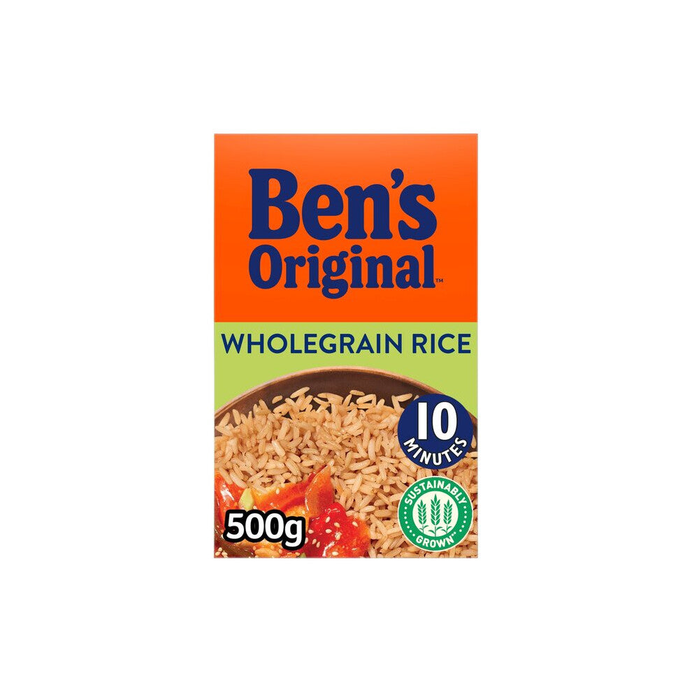 Uncle Ben's Wholegrain Rice (500g) - Pack of 6