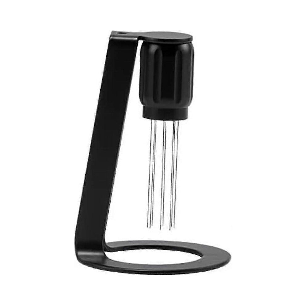 (White, One size) Black:Stainless Steel Coffee Powder Tamper Espresso Powder Stirrer Distributor Leveler Tools Cafe Stirring Barista Accessories Espre