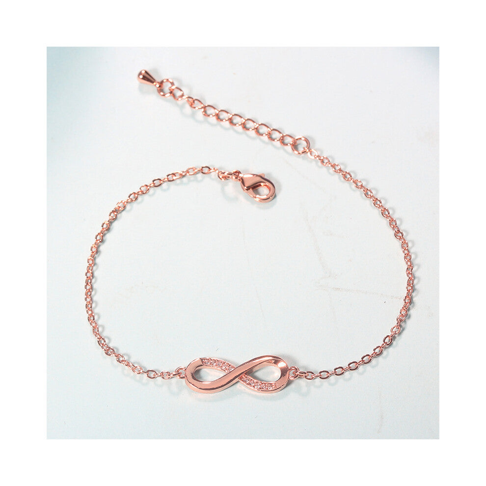 BraceletJewelrySilverCubic Zirconia,InfinitySymbolLoveGiftForBirthdayChristmasValentine's Day