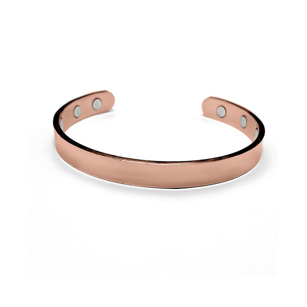 MagneticbraceletinSmoothPurcopperwithmagnets