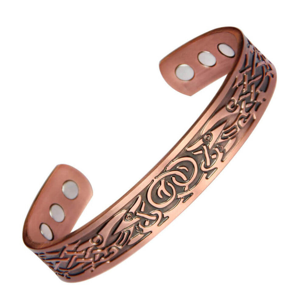 Magneticbraceletincopperwithmagnets-braceletenergyandwellbeing