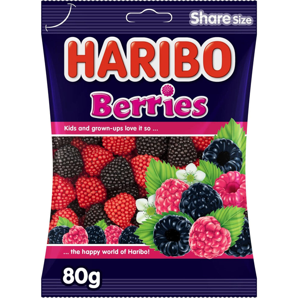 HARIBO Berries Gummy Candy 12 x 80g