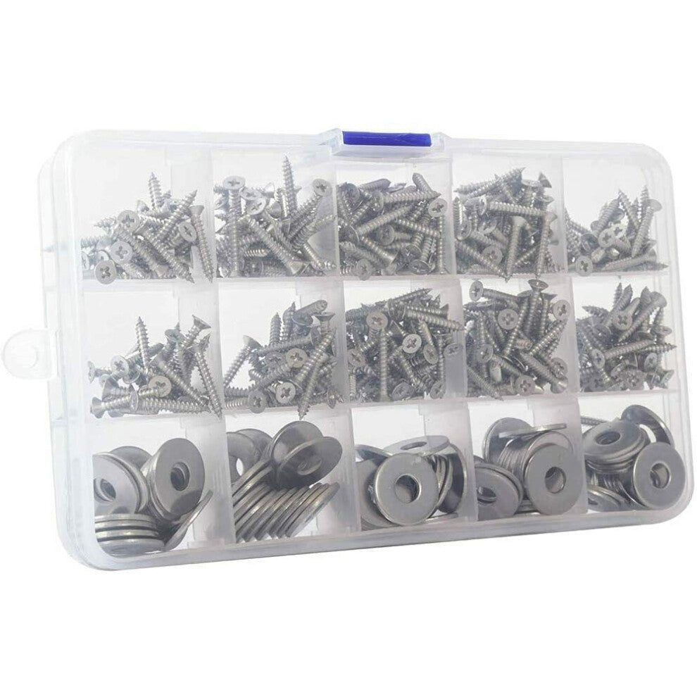 15 Slot Compartment Storage Box Screws Bits Nails Jewellery Organiser Washer Small Bead Boxes for Earring Container for with Adjustable Transparent
