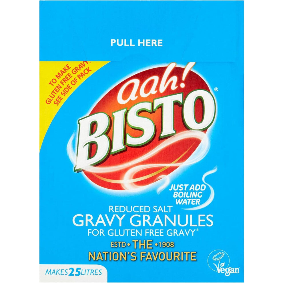 Flavoursome & Delicious Gluten Free Reduced Salt Gravy Granules for Hearty Family Mealtimes, 1.8 kg Tub (Pack of 1)