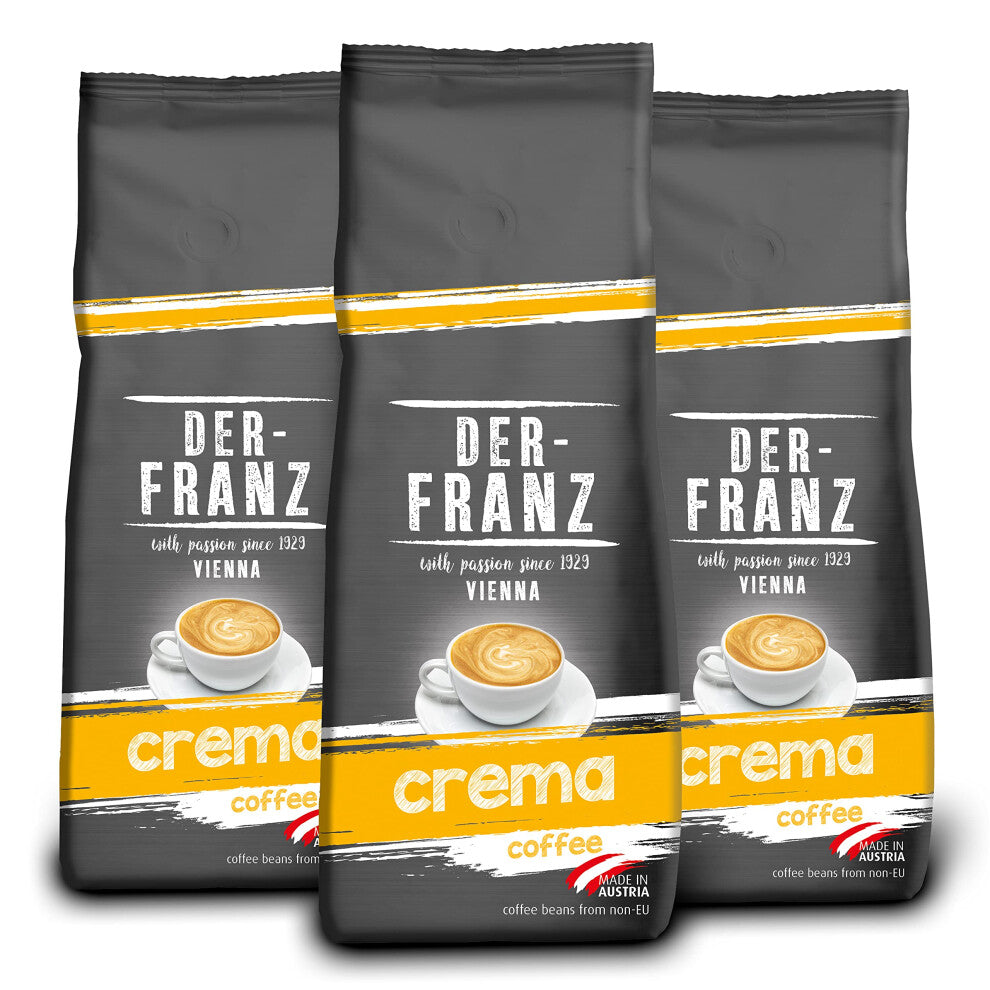 Crema Coffee, whole bean, 3 x 500 g
