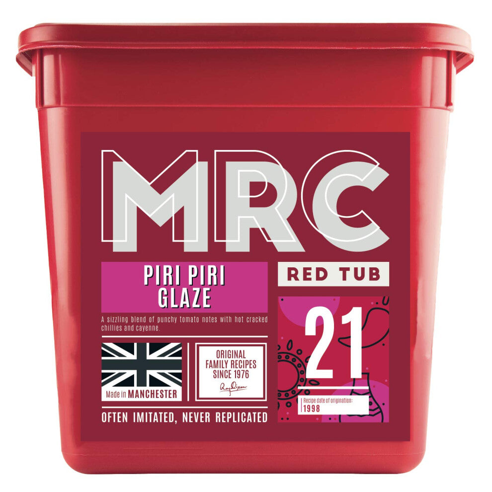 Peri Peri Seasoning Glaze 2.5kg – Marinade & Rub Ideal for Chicken Thighs, Pork & Vegetables – Piri Piri Spice with Tomato Sauce, Chilli & Cayenne