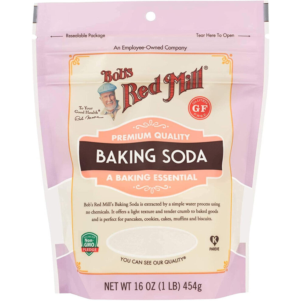 (2 Pack) Bob's Red Mill Baking Soda 450 Grams