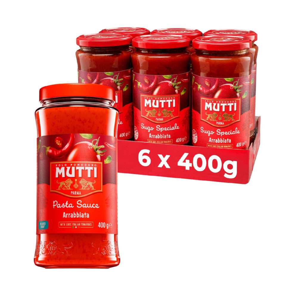 Pasta Sauce Pizzutello Tomato with Calabrian Chilli 400 g (Pack of 6)