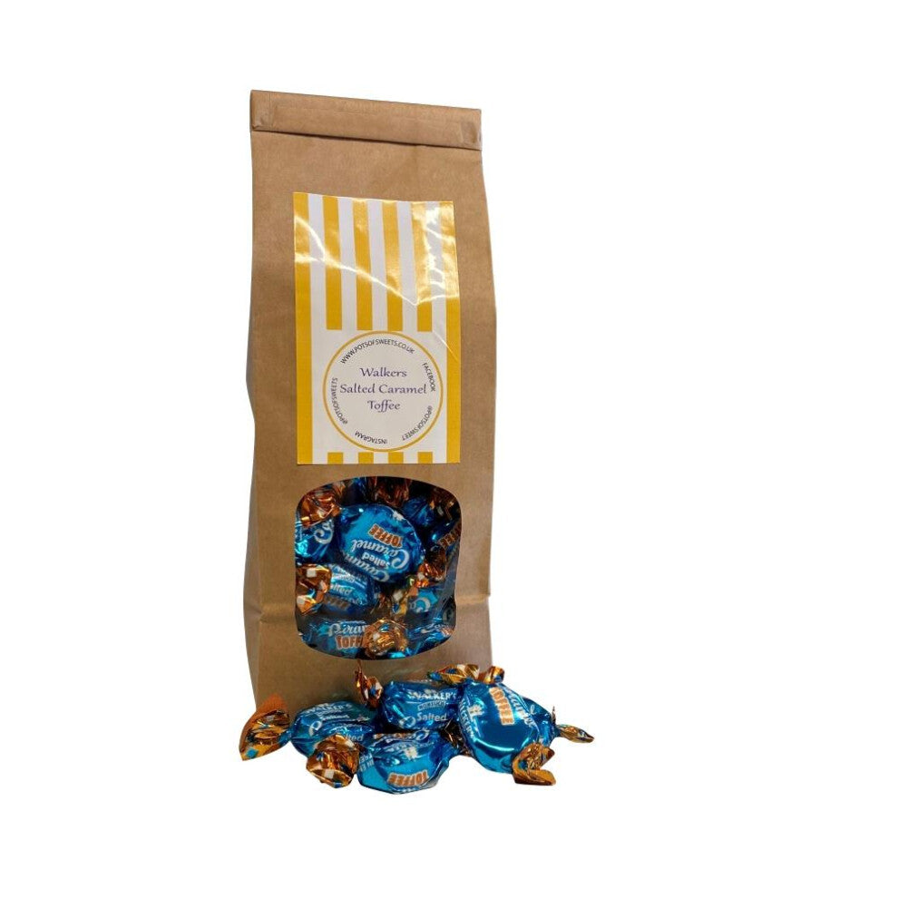 Pots Of Sweets 300g Bag of Walkers Salted Caramel Toffee