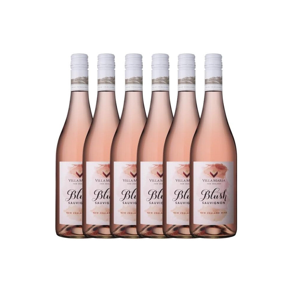 Villa Maria Sauvignon Blush New Zealand Rose Wine | 75cl | Case of