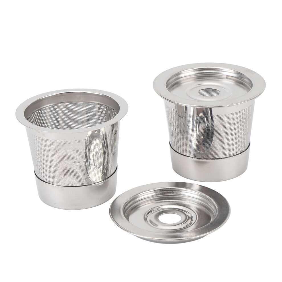 Reusable Coffee Pod 304 Stainless Steel Easy to Clean Reusable Coffee Capsule for Coffee Maker