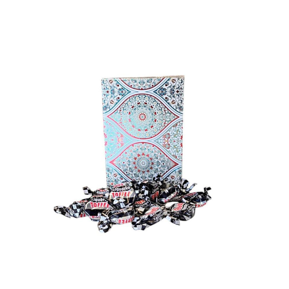 250g Rectangular Box Peppermint Pattern of Walkers Liquorice Toffee