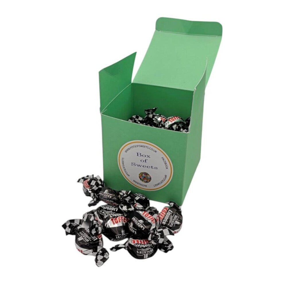 300g Pistachio Green Box of Walkers Liquorice Toffee