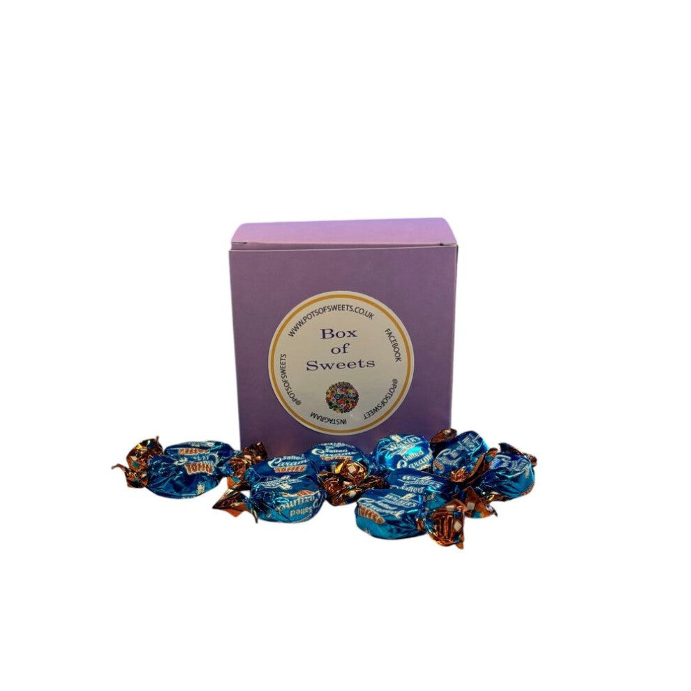 300g Lavender Box of Walkers Salted Caramel Toffee