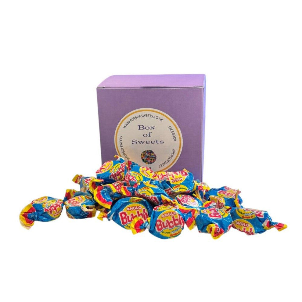 300g Lavender Box of Anglo Bubble Bubblegum