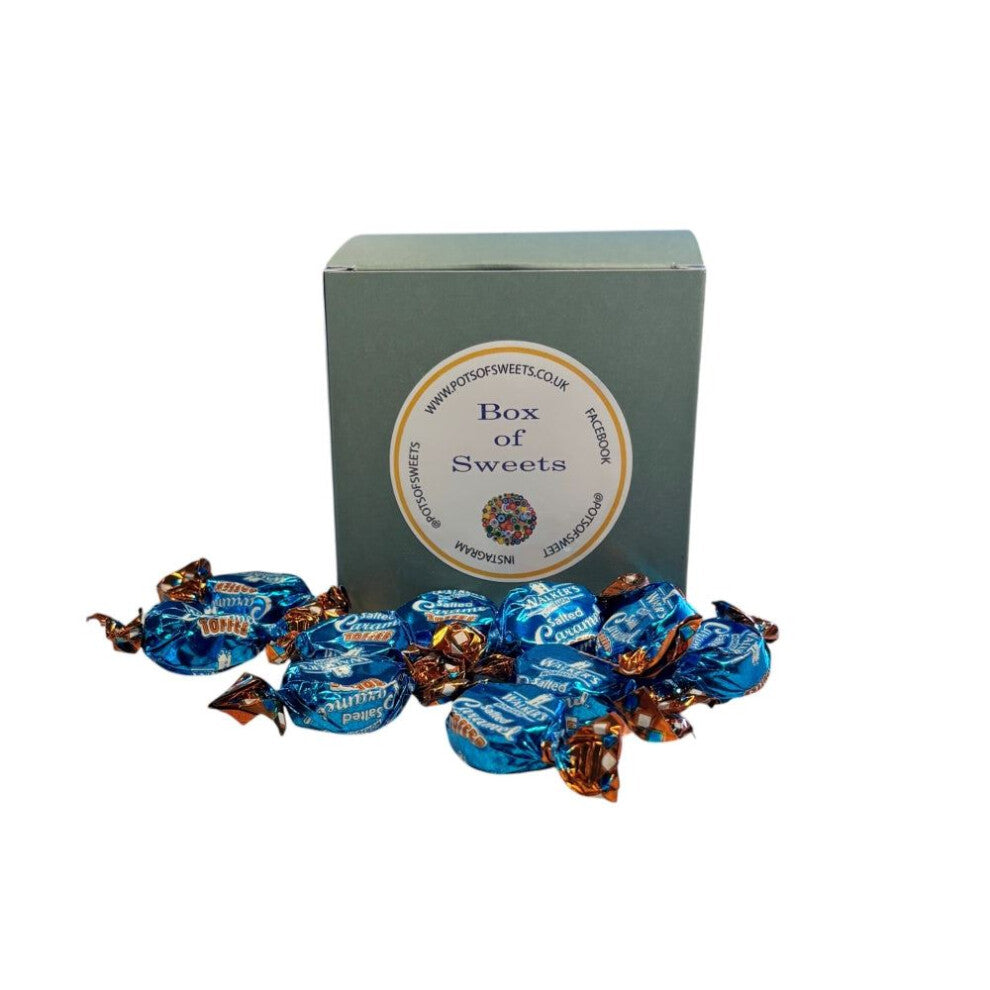 300g Cedar Green Box of Walkers Salted Caramel Toffee