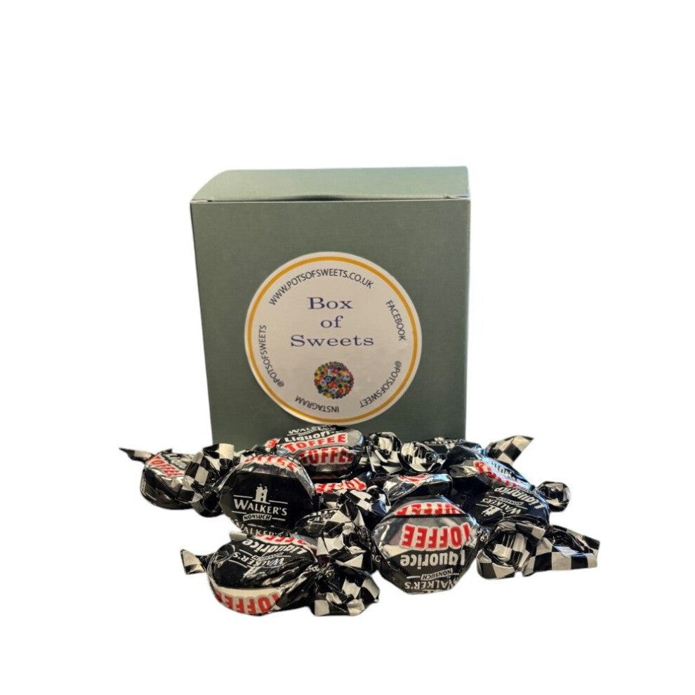 300g Cedar Green Box of Walkers Liquorice Toffee