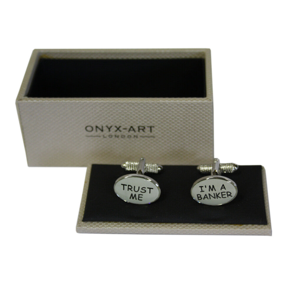 Trust Me I'm A Banker Cufflinks