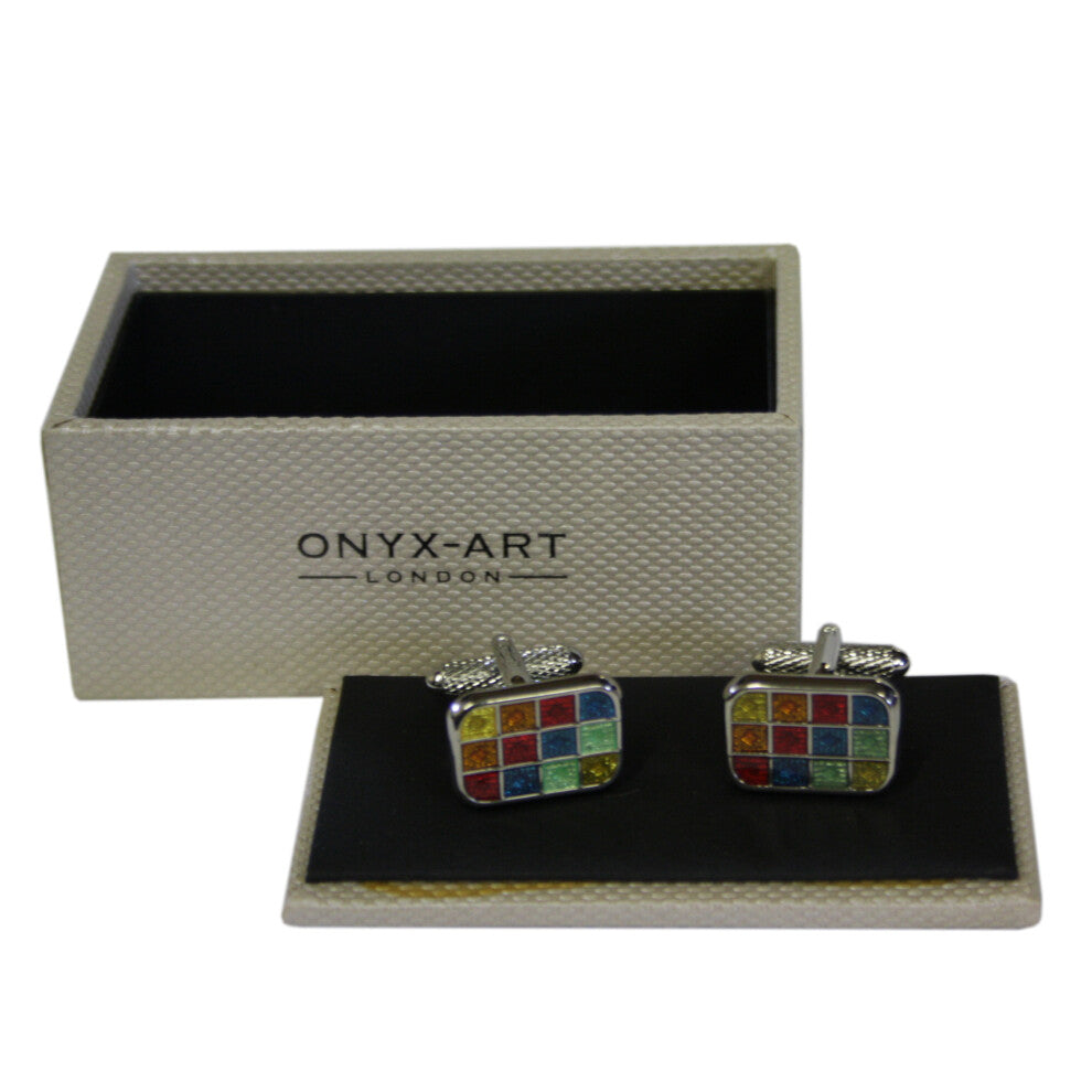 Mosaic Tile Cufflinks