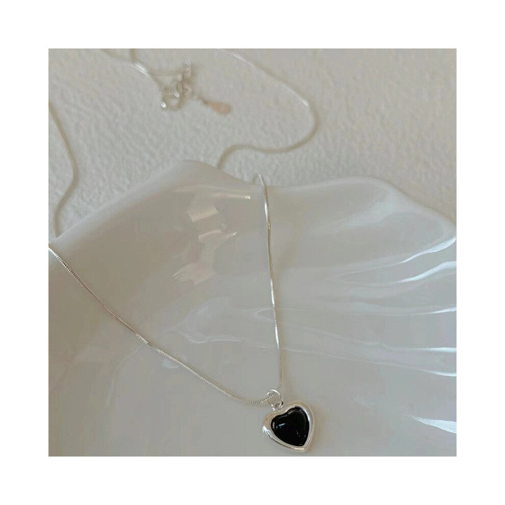 (XL0302) Pearl necklace for women's spring and summer S925 sterling silver high-end collarbone chain, versatile pendant