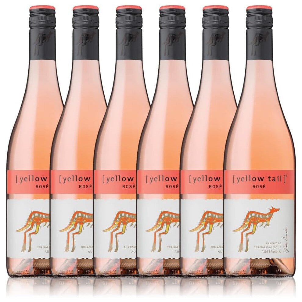Yellow Tail wine  Australian  Rose wine | Case of 6 bottles | 75cl