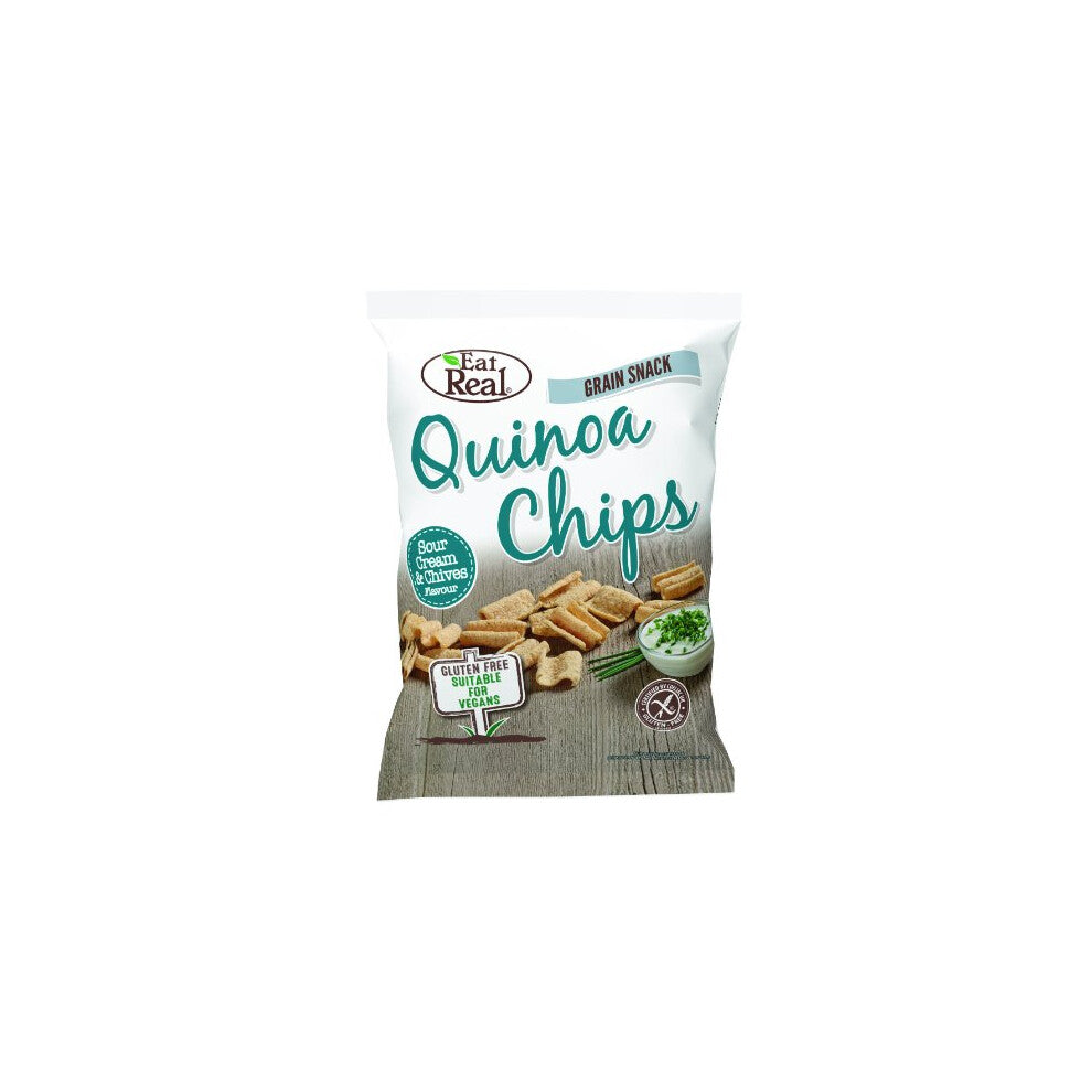 Eat Real  Quinoa Sour Cream Chips 80g x 10