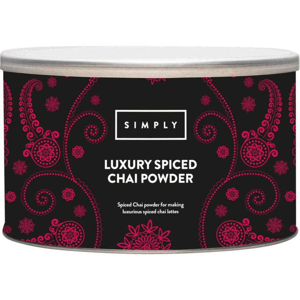 Simply Luxury Spiced Chai Powder, Rich Aromatic Blend Chai Powder for Latte, Just Add Milk, Suitable for Vegetarians, Halal & Nut Free, 1kg