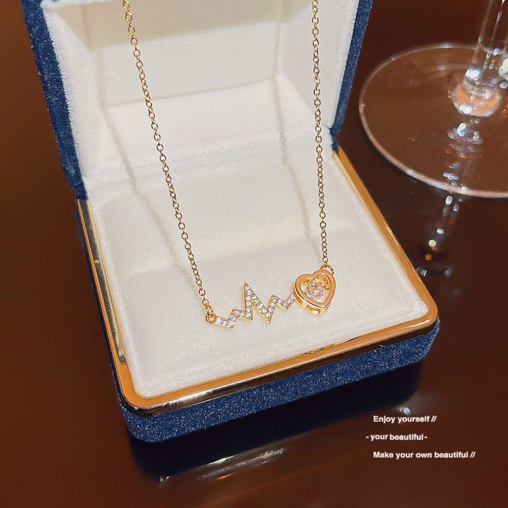 (X051) A versatile and high-end pendant with a niche design and a simple collarbone chain
