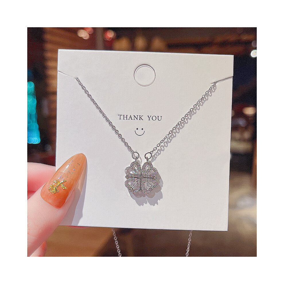 (X123) A versatile and high-end pendant with a niche design and a simple collarbone chain