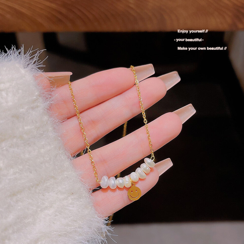 (X128) A versatile and high-end pendant with a niche design and a simple collarbone chain