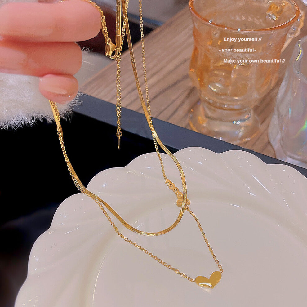 (X140) A versatile and high-end pendant with a niche design and a simple collarbone chain