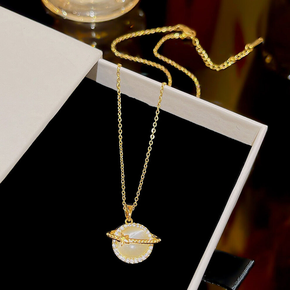 (X170) A versatile and high-end pendant with a niche design and a simple collarbone chain