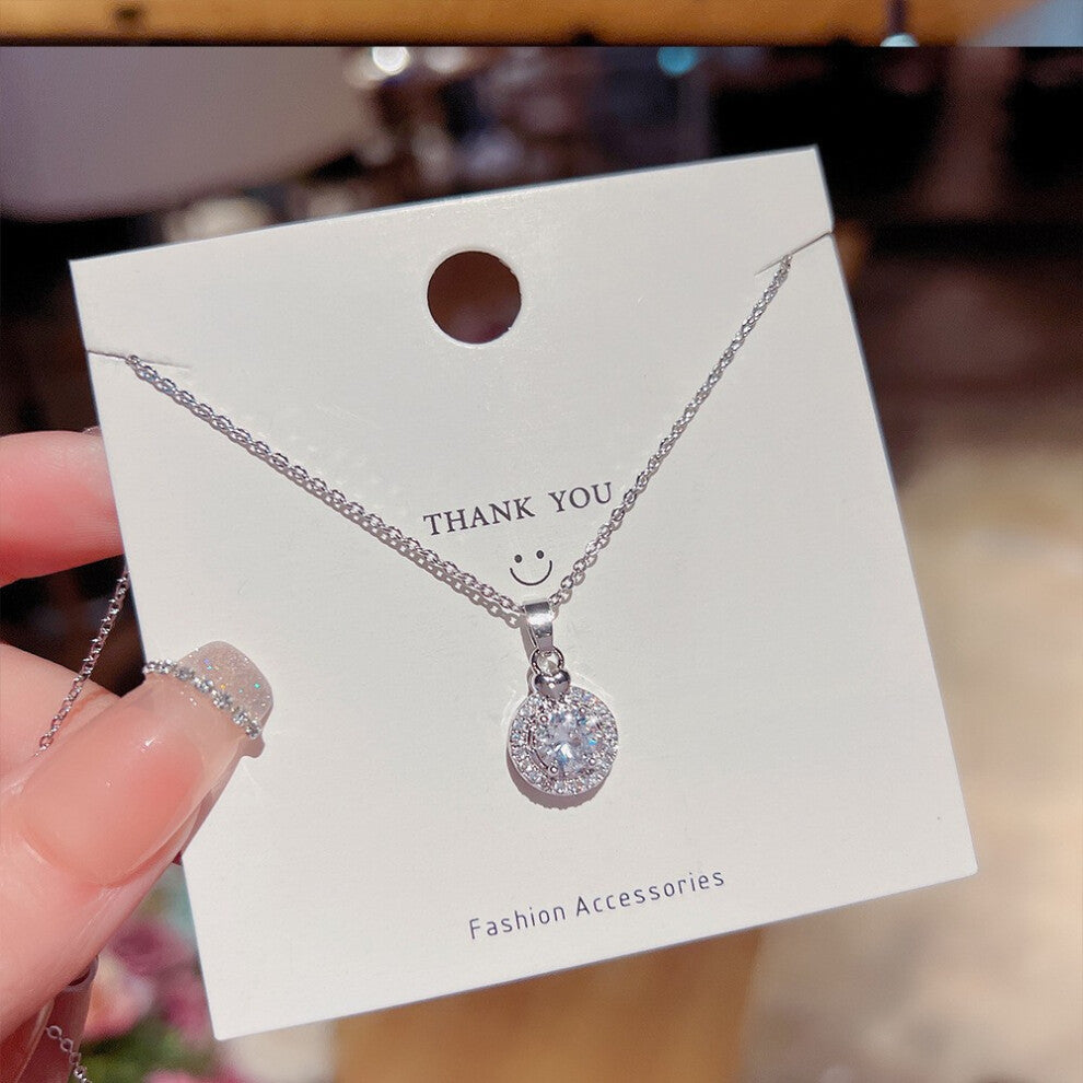 (X180) A versatile and high-end pendant with a niche design and a simple collarbone chain