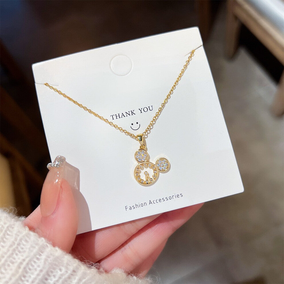 (X184) A versatile and high-end pendant with a niche design and a simple collarbone chain