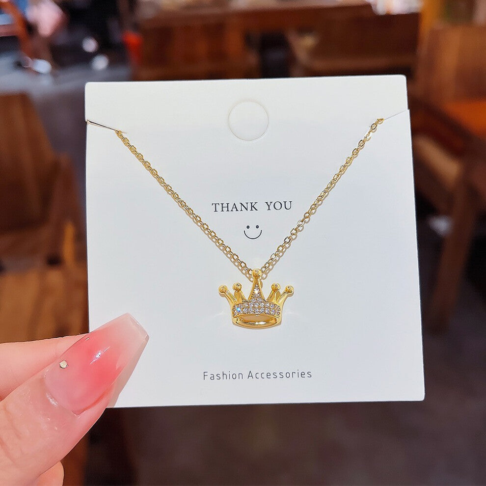 (X185) A versatile and high-end pendant with a niche design and a simple collarbone chain