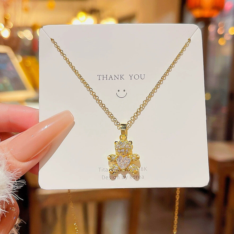 (X238) A versatile and high-end pendant with a niche design and a simple collarbone chain