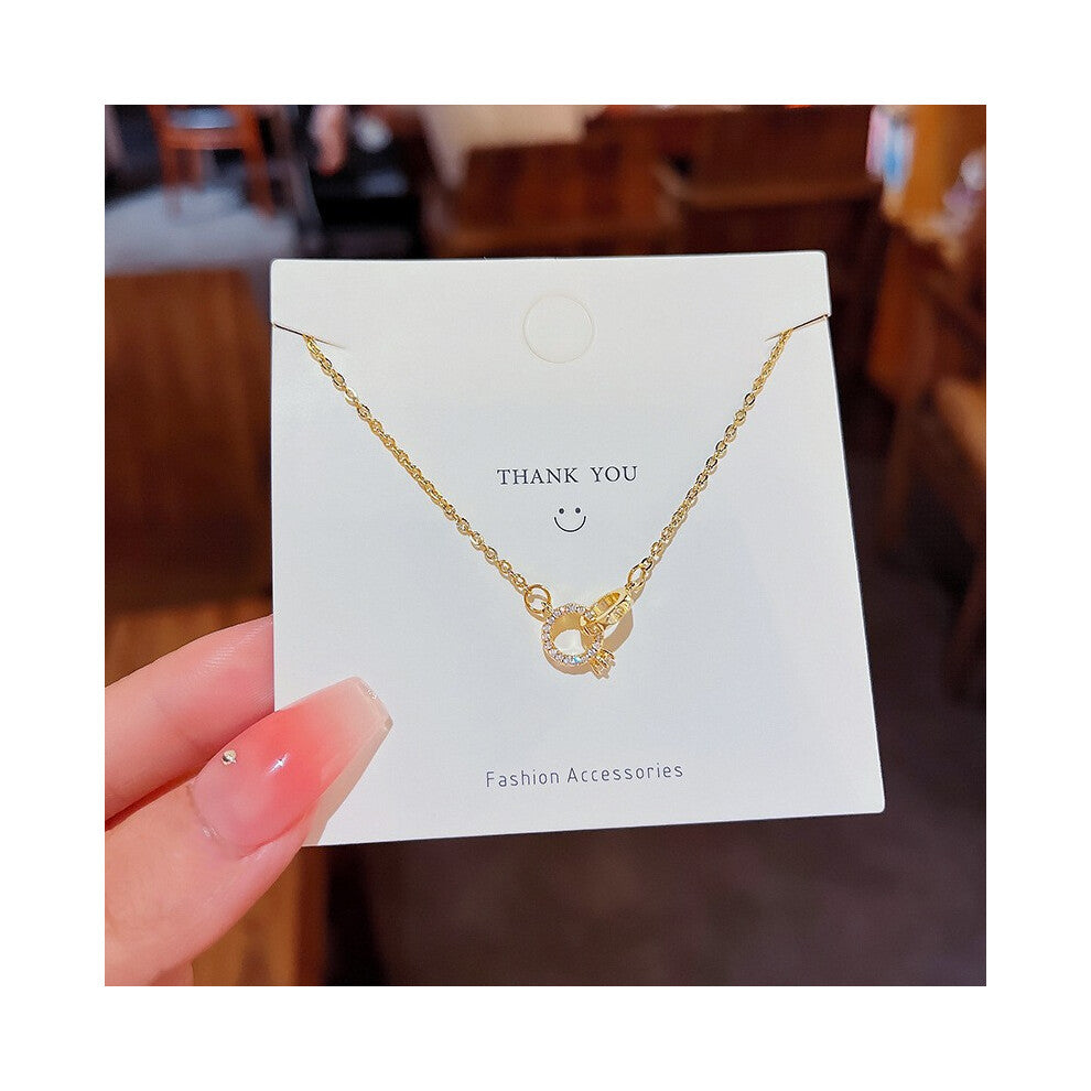 (X365) A versatile and high-end pendant with a niche design and a simple collarbone chain