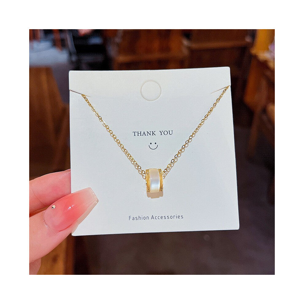 (X366) A versatile and high-end pendant with a niche design and a simple collarbone chain