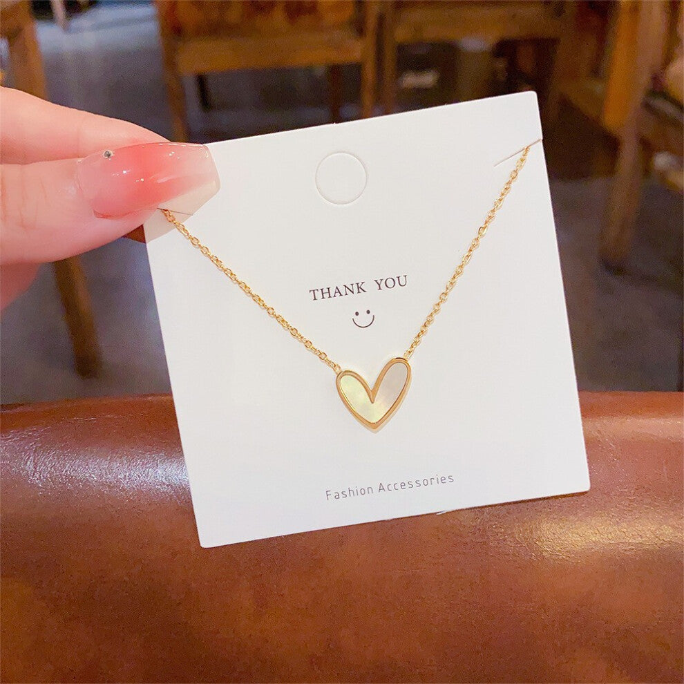 (X374) A versatile and high-end pendant with a niche design and a simple collarbone chain