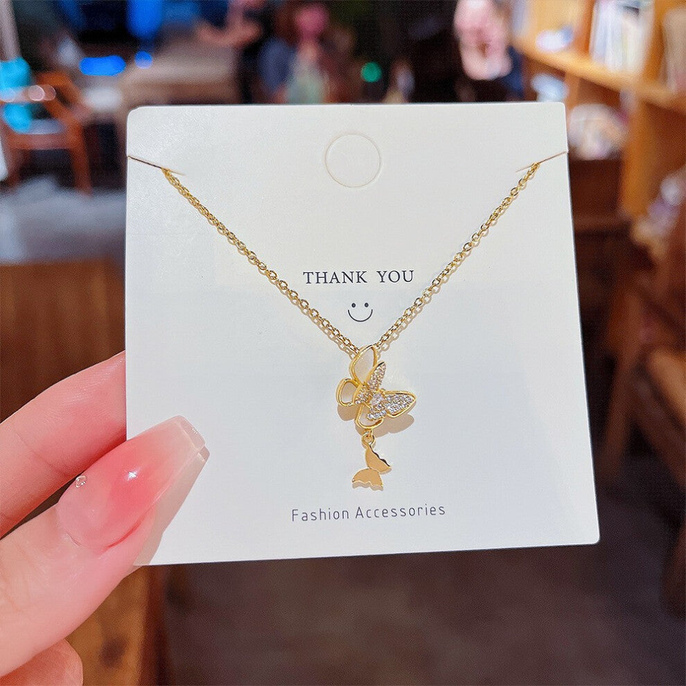 (X377) A versatile and high-end pendant with a niche design and a simple collarbone chain