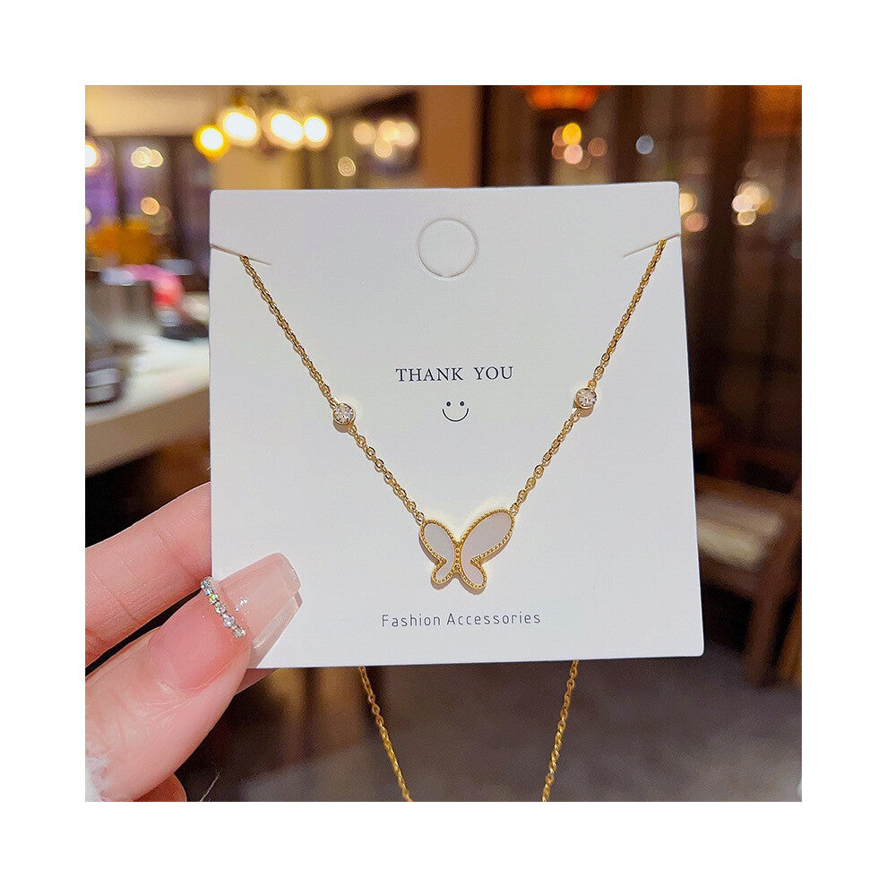 (X401) A versatile and high-end pendant with a niche design and a simple collarbone chain