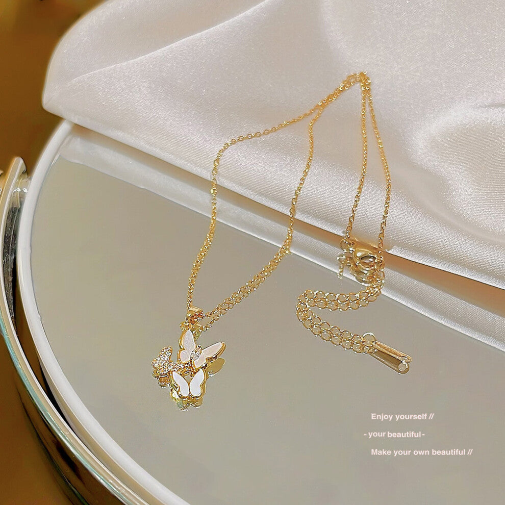 (X579) A versatile and high-end pendant with a niche design and a simple collarbone chain