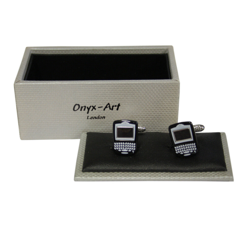 Personal Organiser Mobile Phone Cufflinks